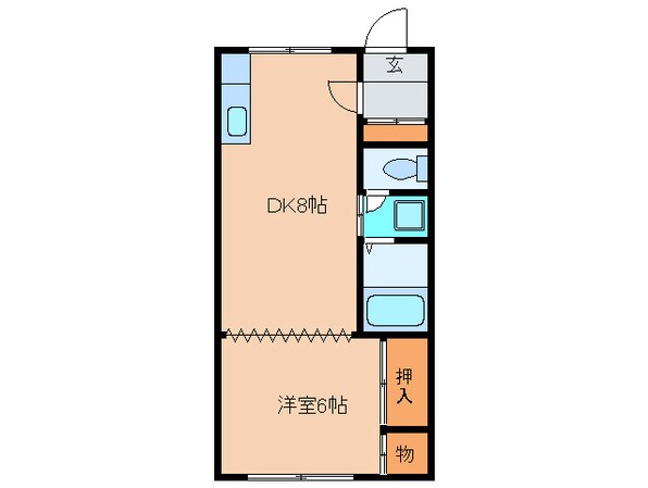 プレジデント白石の物件間取画像